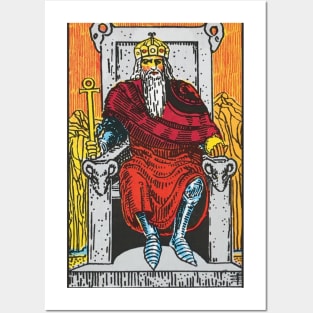 The Emperor tarot card Posters and Art